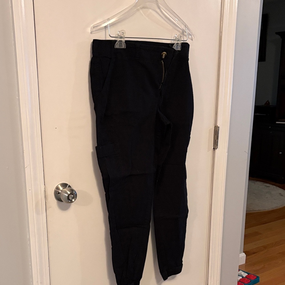 Sonoma Black Straight-Leg Cargo Pants